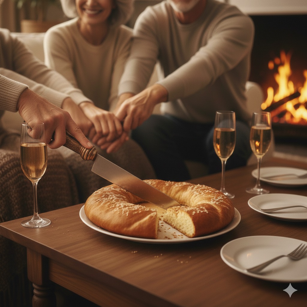 Η κοπή της πίτας μας…